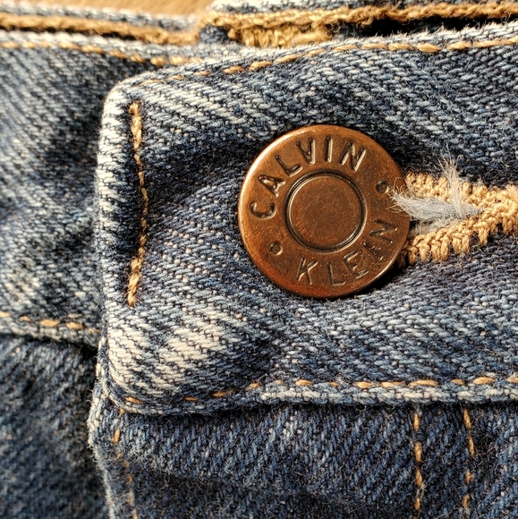 Denim Pencil Skirt - Picture 3 of 8